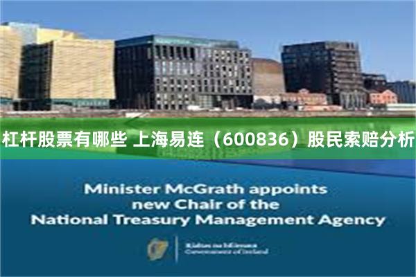 杠杆股票有哪些 上海易连（600836）股民索赔分析