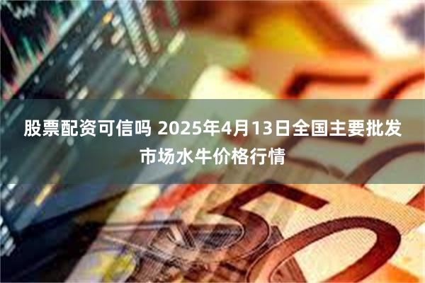 股票配资可信吗 2025年4月13日全国主要批发市场水牛价格行情