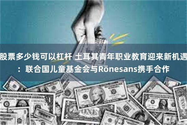 股票多少钱可以杠杆 土耳其青年职业教育迎来新机遇:联合国儿童基金会与Rönesans携手合作